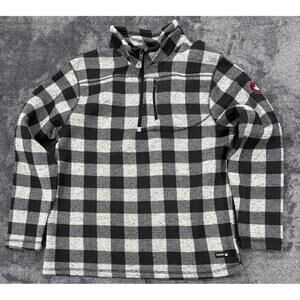 Canada Weathergear Vintage Plaid Pullover Fleece XL Heritage Sportswear‎